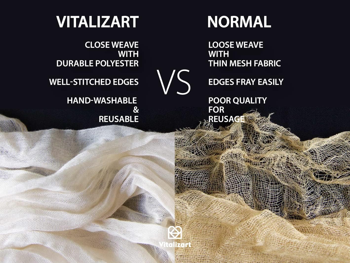 Vitalizart Cheesecloth Table Runner - 10ft Boho Rustic Light Nude for Weddings & Fall Decor | 120 Inches
