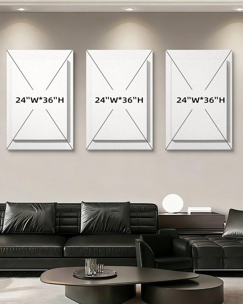 Azartslr 3D Abstract Textured Wall Art - Modern Black & White Sandstone Decor | 3-Piece Minimalist Set for Living Room & Bedroom