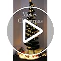 Blue Christmas Tinsel Garland 20ft Light Blue Metallic Holiday Decorations - Variation of THIS listing