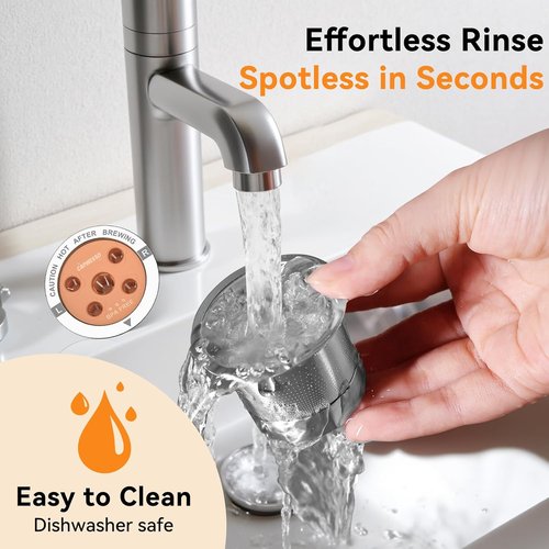 CAPMESSO Reusable K Cups - Stainless Steel Coffee Filters for Keurig | 2 Pack with Multistream Technology