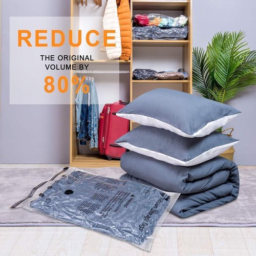 GONGSHI Vacuum Storage Bags - Space Saver Seal Bags for Clothing & Travel | 36 Combo Set