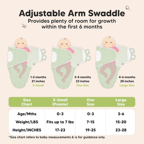 3-Pack Organic Baby Swaddle Sleep Sacks - Soft & Snug Swaddles for Newborns 0-3 Months | Adorable Bunny Design