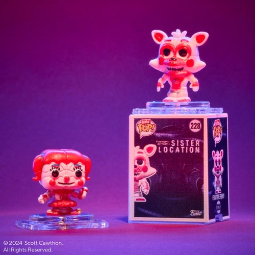 Funko Bitty Pop! Five Nights At Freddy's 4-Pack | Ballora, Funtime Foxy, Baby & Mystery Mini - 0.9 Inch Collectible Gift Idea