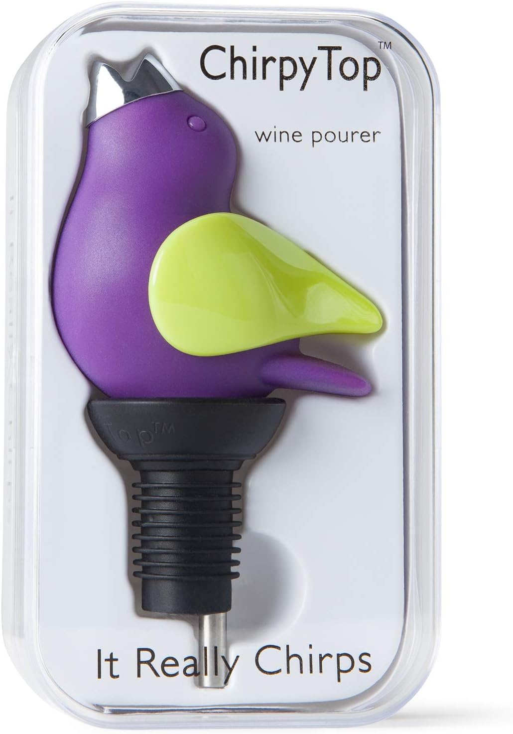 Wine Pourer - Purple and Kiwi