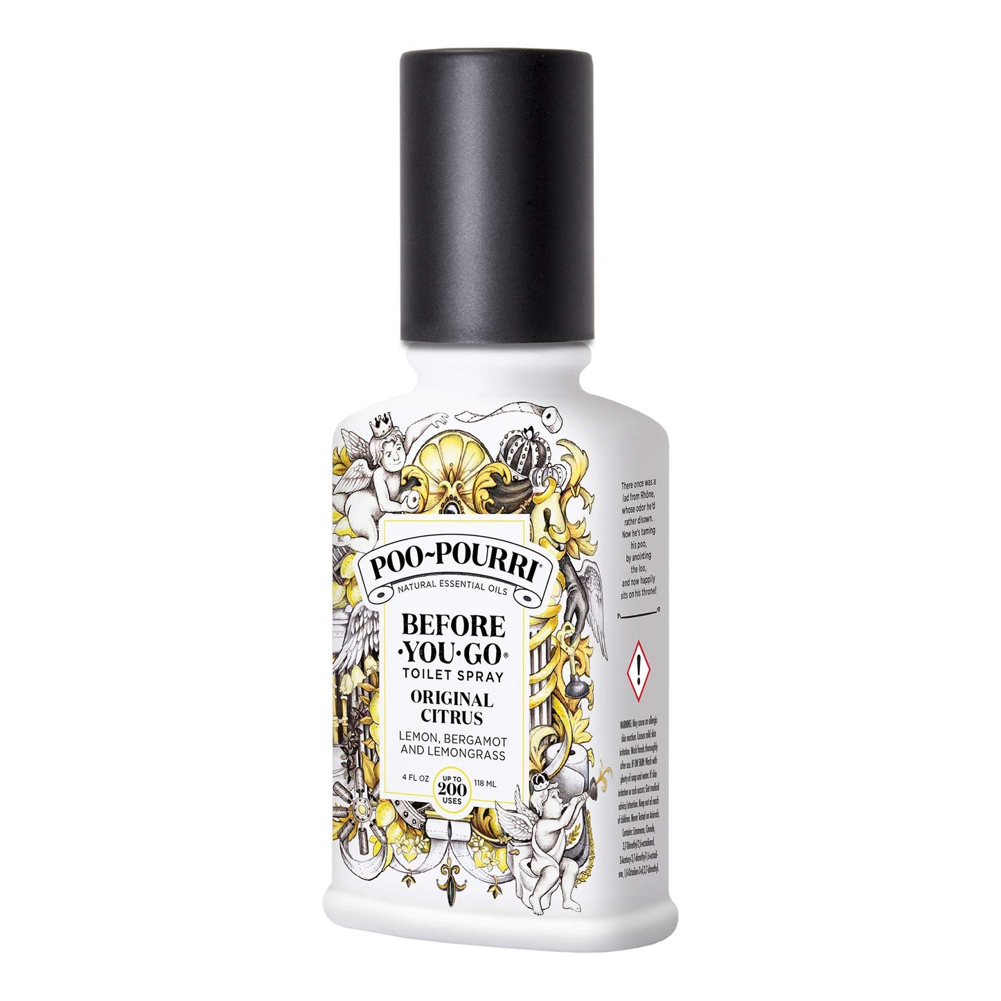 Poo-Pourri Before-You- go Toilet Spray, 4 Fl Oz, Original Citrus Scent