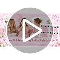 Pink Heart Baby Shower Swing Shaking Balls Activity Set - 4 Player Party Game