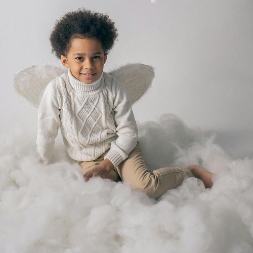 Christmas Fake Snow Decoration - 17 Oz Fluffy Artificial Cotton Clouds for Winter Crafts & Home Decor