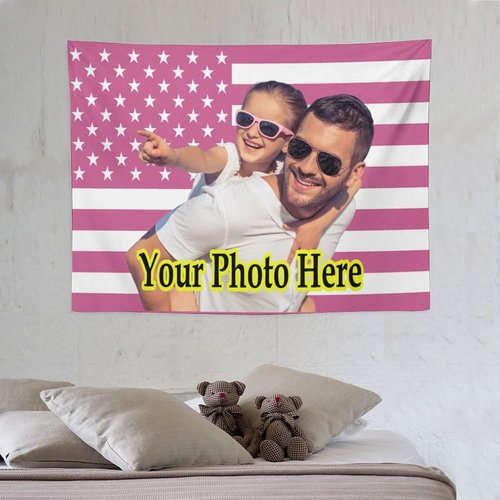 KAMXPOE Custom Tapestry - Personalized The Weeknd Poster Flag for Wall Decor | 40x30 Inch