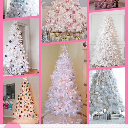 Juegoal 6 FT Artificial Christmas Tree - Remote Control with 300 LED Warm White & Multicolor Lights | Durable Pine Design