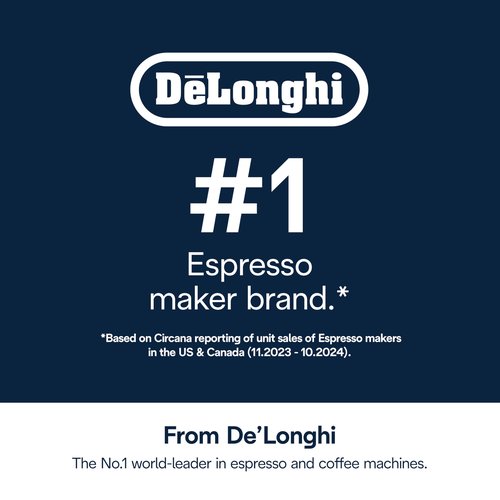 De'Longhi Large Easy Clean Knock Box, Stainless Steel
