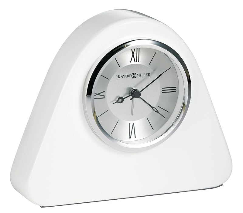 Archie Peak Tabletop Clock - Triangular Desk Clock with Roman Numerals