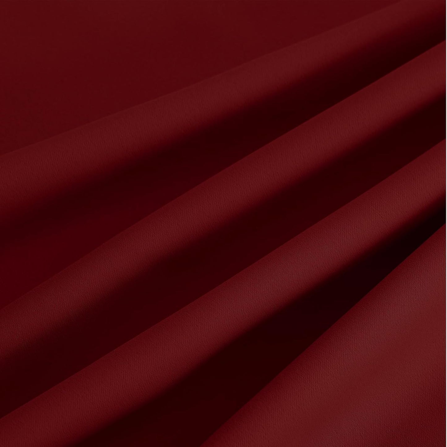 NICETOWN Room Darkening Curtains - Burgundy Red Drapery Panels, 2 Pack | W52 x L84
