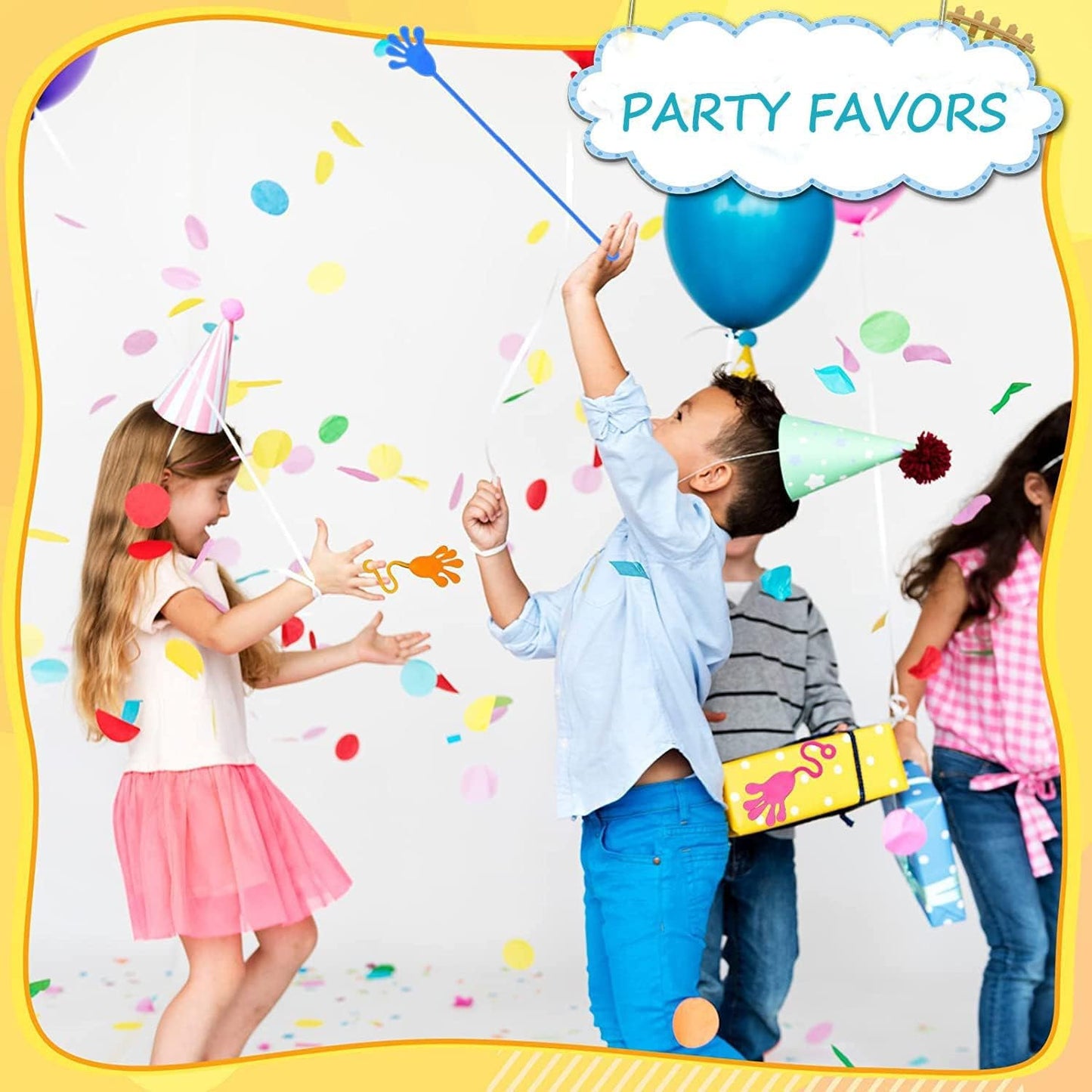 Skiennix Party Favors - 60 Pcs Pinata Stuffers & Treasure Box Toys for Kids' Easter & Birthday Celebrations