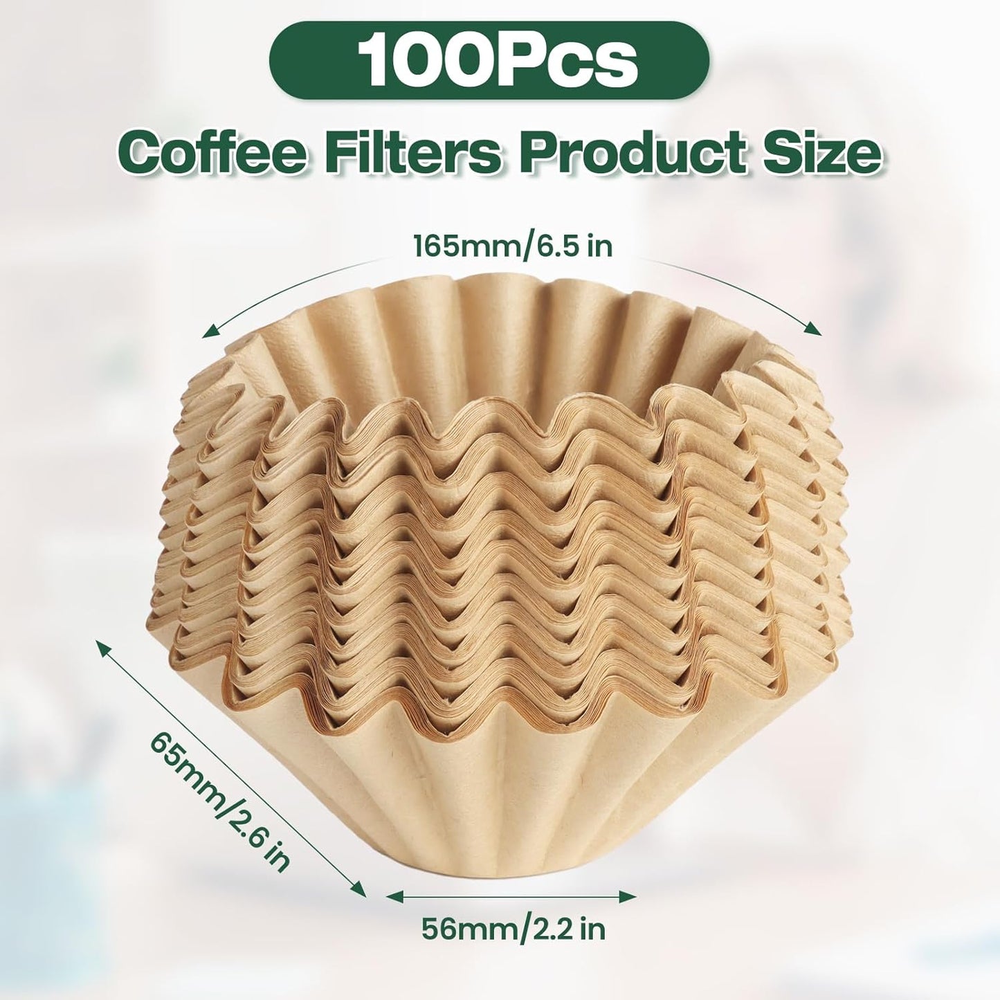 Ninja Disposable Coffee Filters - Unbleached Paper for PB051 & PB041 Single Serve Maker | 150 PCS