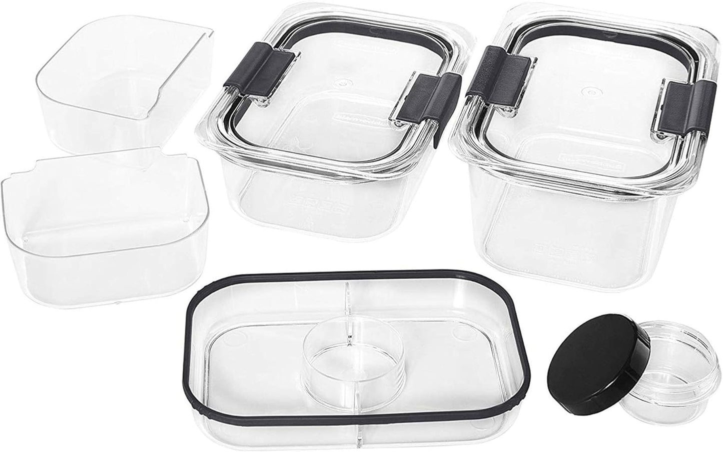 Rubbermaid Brilliance Food Storage Container - Airtight Seal | 10-Piece Set for Freshness