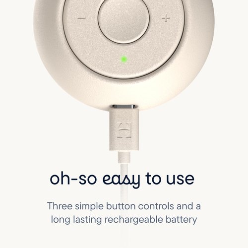 Hatch Go | Portable Sound Machine for Babies and Kids | Sleep Soother | 10 Soothing Sounds | White Noise | Shush | Travel | Registry Gift | Baby Shower | Clips on Stroller | Putty
