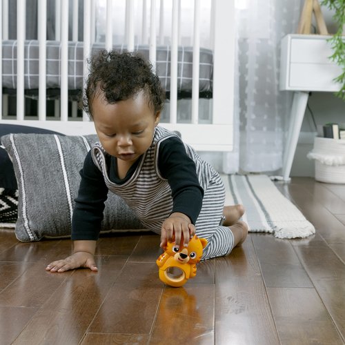 Baby Einstein Teethe & Wobble Tinker Tiger Teether Toy, BPA Free, for Cause and Effect Learning, Infants Ages 3 Months and Up