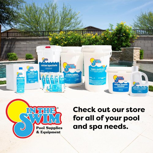 In The Swim Pool Shock - 68% Cal-Hypo Granular Sanitizer for Crystal Clear Water - 24 x 1 lb Pack