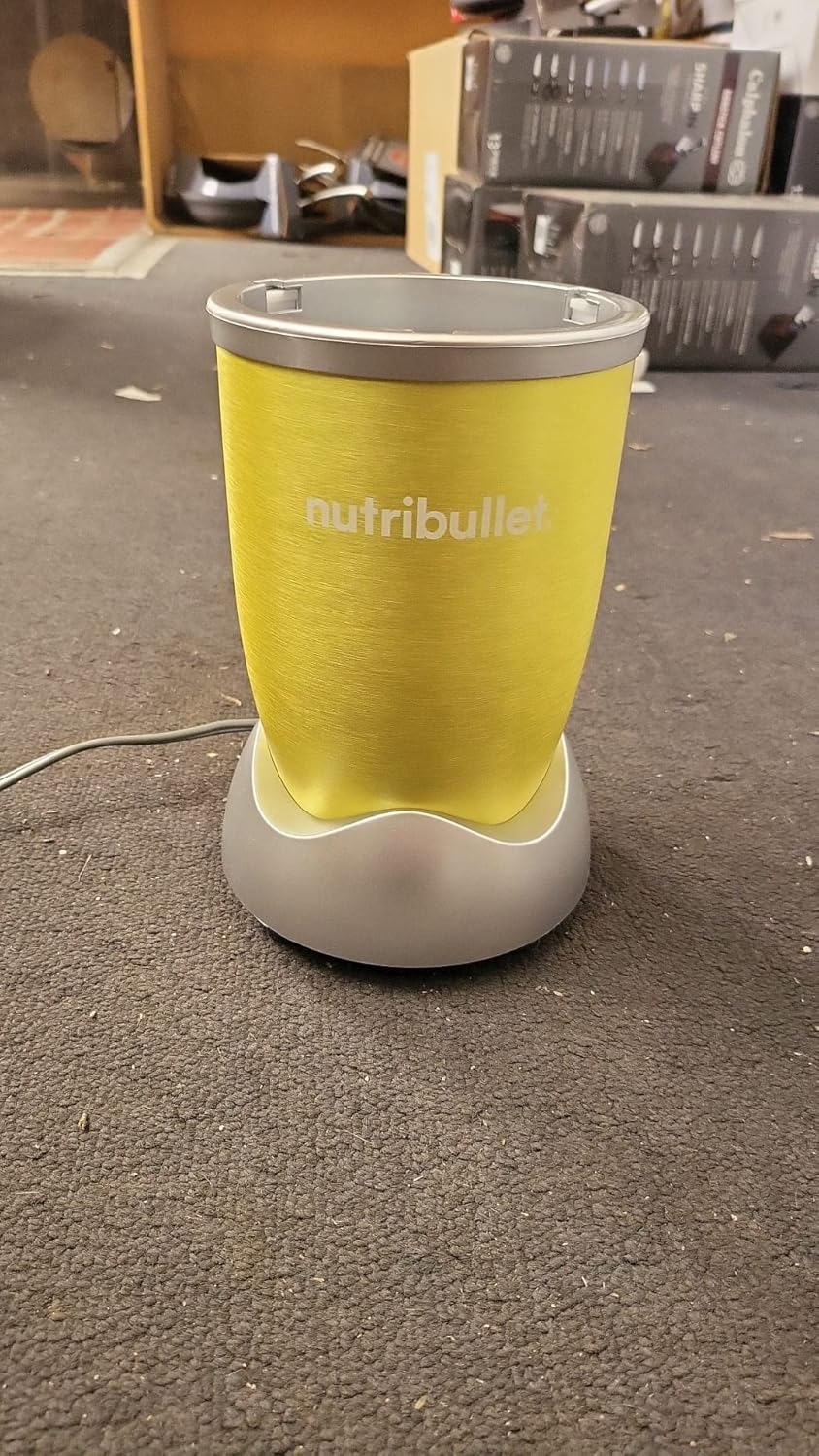 NutriBullet Pro 900 Watt Blender - High-Speed Mixer with 9-Piece Set in Yellow