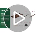 Wood Washer Dryer Countertop - 54 Inches Wide, Walnut Finish