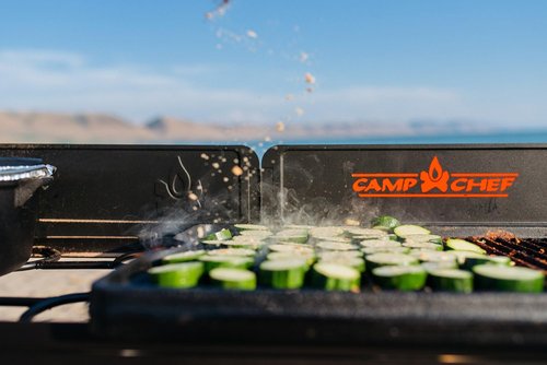 Camp Chef Cast Iron Griddle - 16 x 24 Inch Non-Stick Grill & Griddle for Perfect Cooking
