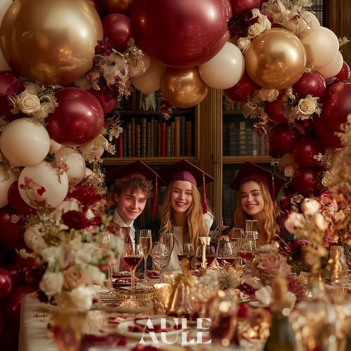 AULE Burgundy Balloon Arch Kit - 155Pcs Balloon Garland for Birthday, Wedding, and Party Decor