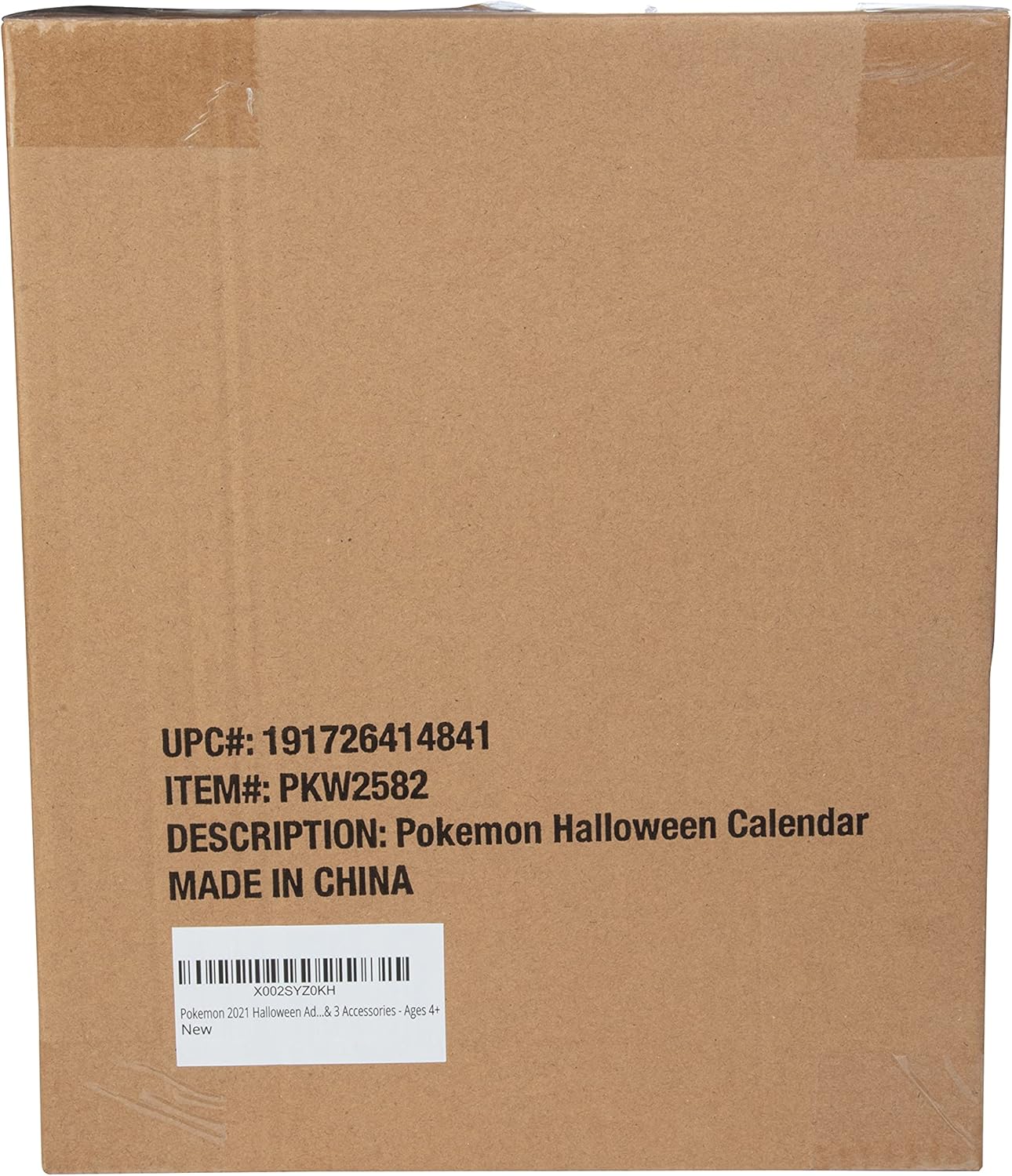 Pokemon Halloween Advent Countdown Calendar 2021 - 13 Pieces with 10 Toy Figures & 3 Accessories | Ages 4+