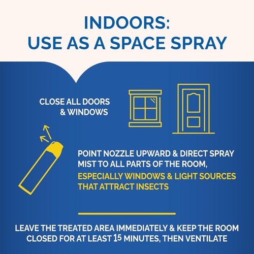 Hot Shot Flying Insect Killer - 15 Ounce Aerosol | Effective Against Houseflies & Mosquitoes, Fresh Scent, 3 Pack
