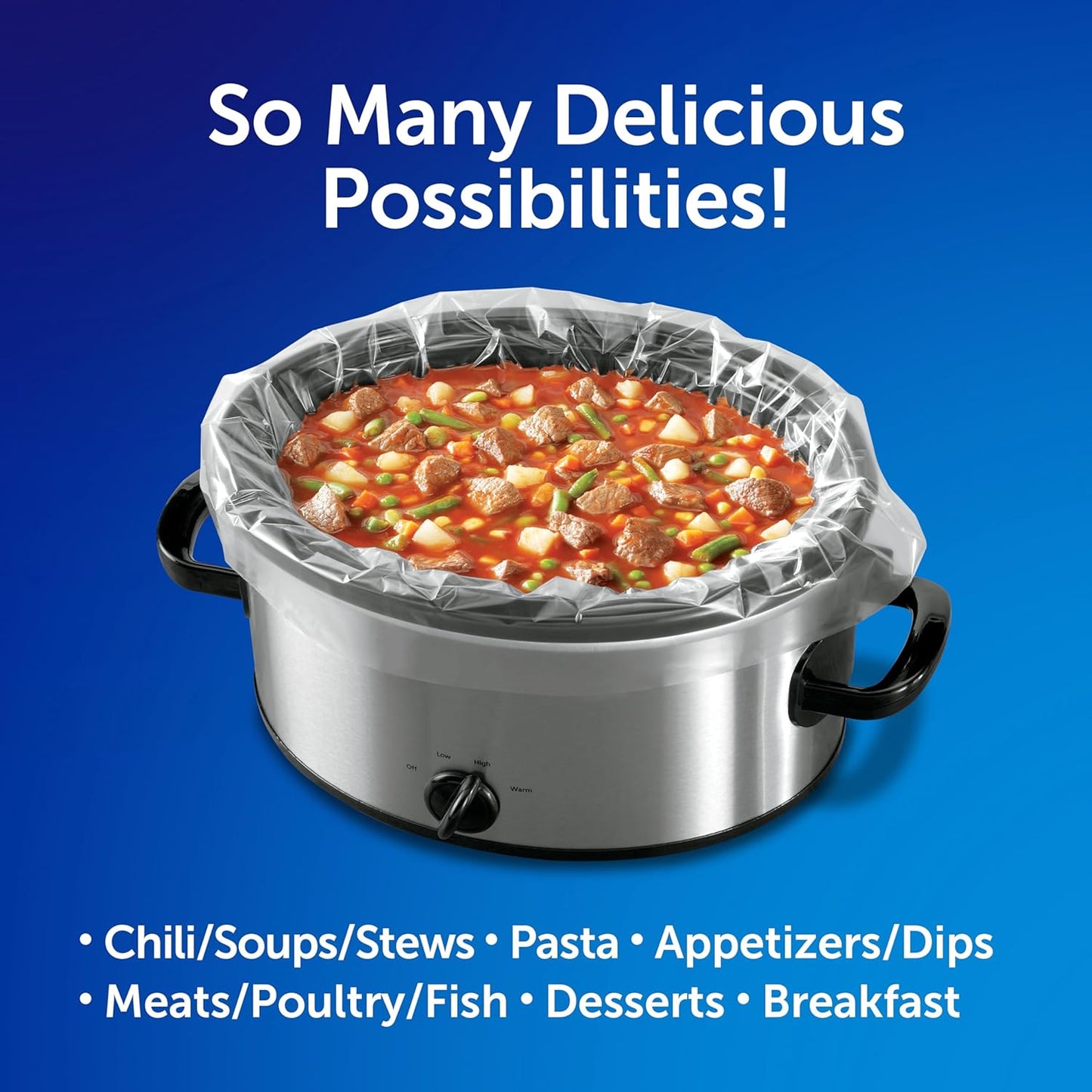 Reynolds Kitchens Slow Cooker Liners - Regular Fit for 3-8 Quarts | 20 Count Pack