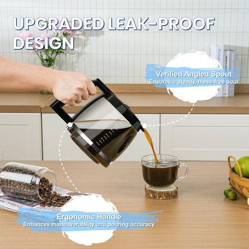 14-Cup Replacement Carafe Compatible with Cuisinart Coffee Maker Models DCC-3200, DCC-3200P1, DCC-2200, DCC-2600, DCC-2800 and CBC-7000PCFR Model# DCC-2200RC-1