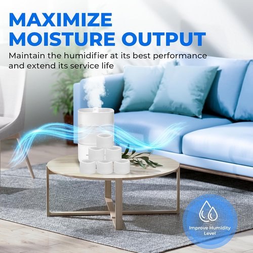 Funmit 30-Pack Humidifier Replacement Filters - Compatible with LEVOIT Classic160, Dual150, Dual200S, Classic300(S), LV600S, OasisMist 450S, Superior6000S Series