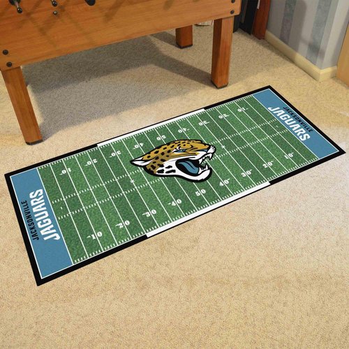 FANMATS 7355 NFL - Jacksonville Jaguars Field Runner Rug - 30in. x 72in.