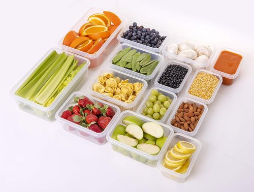 Fullstar 28-Piece Food Storage Container Set - Leakproof, BPA-Free Meal Prep & Kitchen Organization