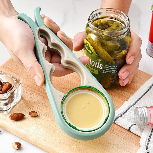 A-Green Bottle Opener - Ergonomic Jar Opener for Arthritic Hands | Ideal for Seniors & Weak Grip Users