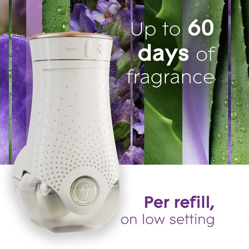 Glade PlugIns Refills Air Freshener, Scented and Essential Oils for Home and Bathroom, Tranquil Lavender & Aloe, 3.35 Fl Oz, 5 Count