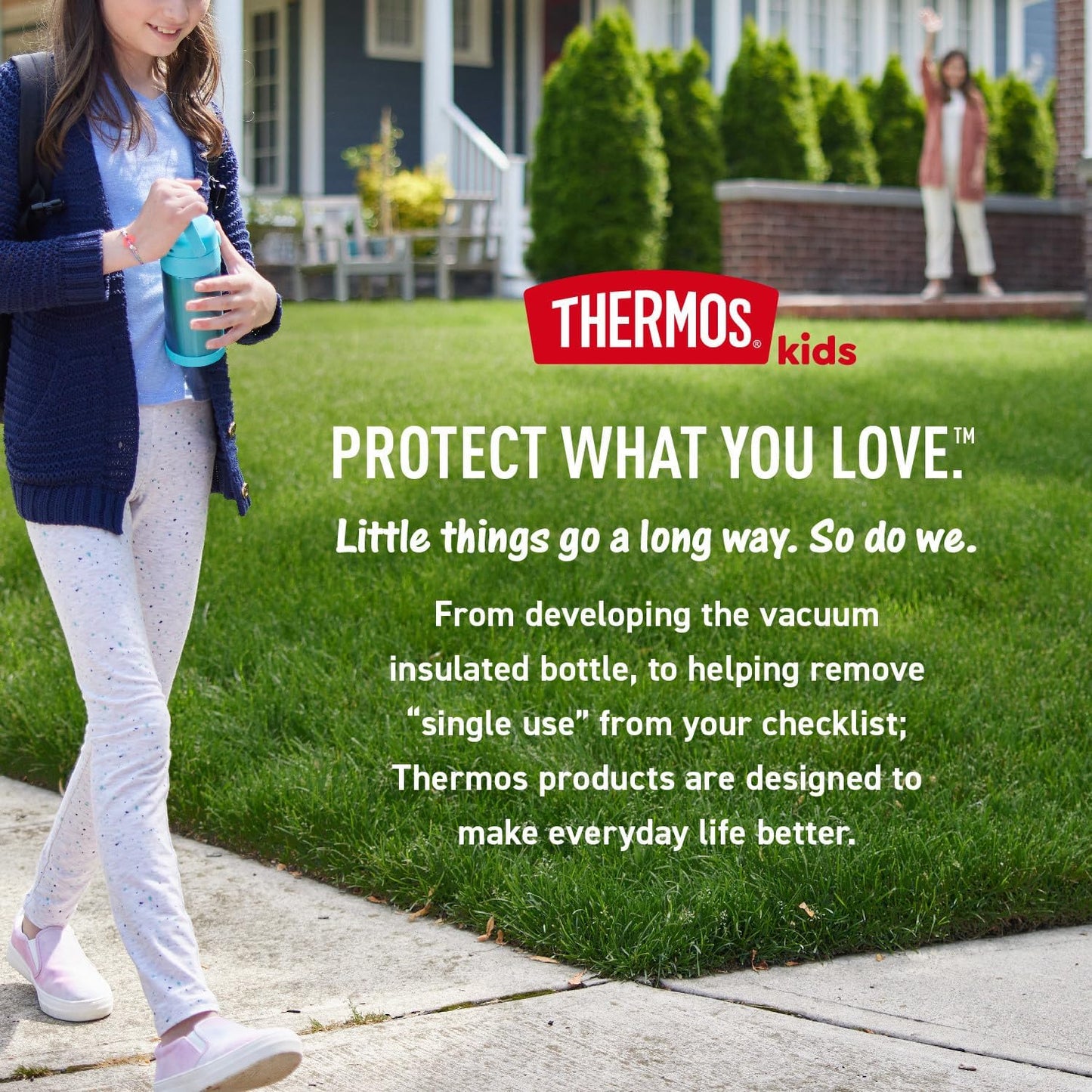 Thermos Funtainer 16 Ounce Hydration Bottle - Mario Design with Easy Spout for Kids