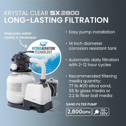 Intex Ultra XTR Rectangular Above Ground Pool Set - 32 ft x 16 ft, 52 in Deep with Sand Filter Pump & Accessories