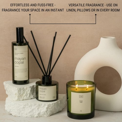 Craft & Kin Mayan Copal Room Spray for Bedding, 6.76 oz, Pillow Spray, Long-Lasting Room Freshener, Soothing Aroma Mist for Home & Washroom