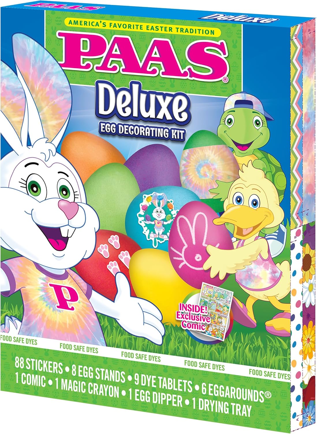 PAAS Deluxe Easter Egg Decorating Kit - Create Beautiful Eggs for Your Family Tradition