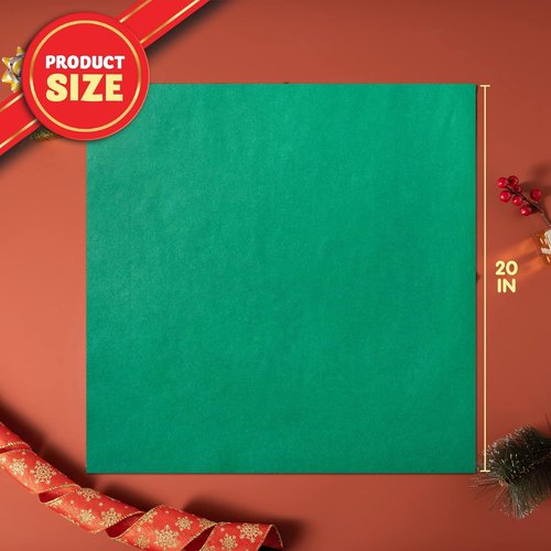 JOYIN Christmas Tissue Paper Assortment - 180 Sheets (20" x 20") in Red, Green & White for Easy Gift Wrapping