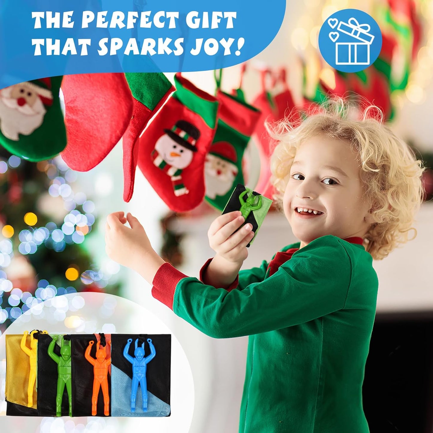 Parachute Toy - Flying Parachute Men for Kids | Perfect Outdoor & Indoor Fun for Ages 3-12