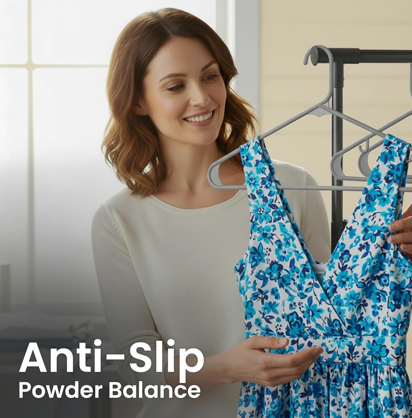 Utopia Home Plastic Hangers - Durable Space-Saving Closet Organizers - 20 Pack in Grey for Shirts, Pants & Coats