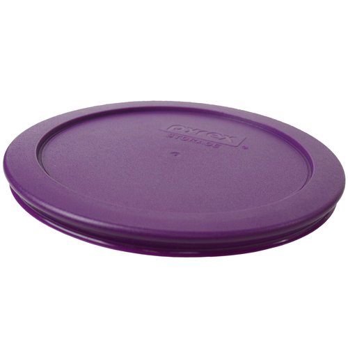 Pyrex 7201-PC Thistle Purple Round Plastic Food Storage Replacement Lid, Made in USA