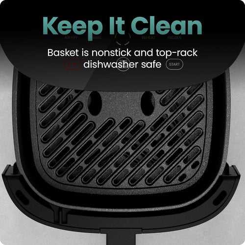 Chefman TurboX 4-in-1 Air Fryer - 5-Quart Capacity for Crispy Chicken, Fries & More | Digital Touch Controls