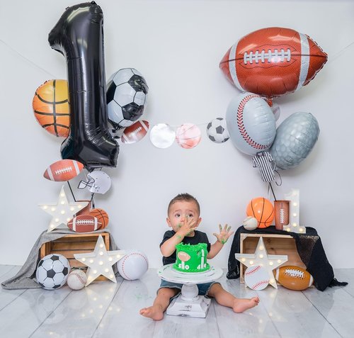 Black Number 3 Balloon - 40 Inch 3rd Birthday Celebration Decor for Kids & Adults | Perfect for Parties