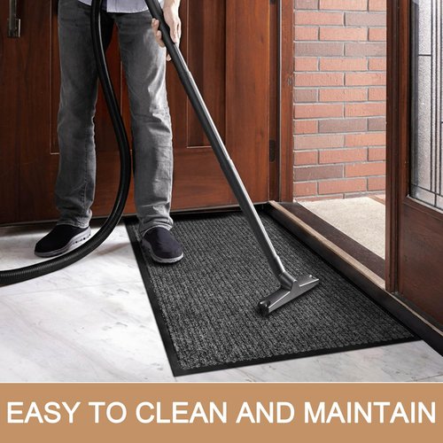 100pointONE Durable Indoor Outdoor Door Mats for Entryway, Heavy Duty Front Door Mat, 72" x 36" Low Profile Welcome Mats for Entry, Stain and Fade Resistant Indoor Outdoor Entrance Mat