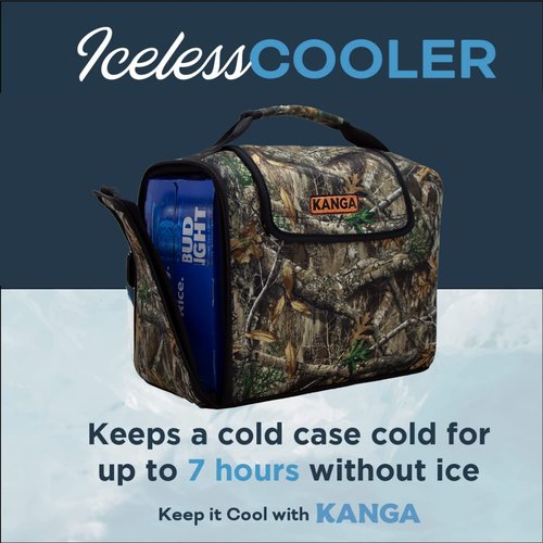 Kanga Insulated Cooler Bag - Soft Cooler Bag - 24 Pack Beer and Seltzer Drink Cooler - Insulated and Durability Tested - Kanga Kase Mate Cooler - Realtree