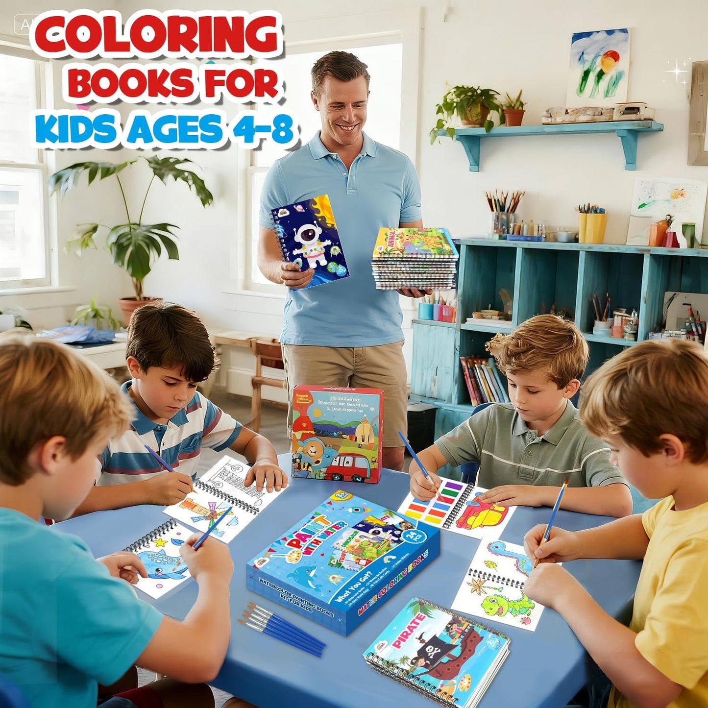 ZMLM Mini Water Coloring Books - Fun Party Favors for Kids Ages 4-8 | Bulk Goodie Bag Stuffers