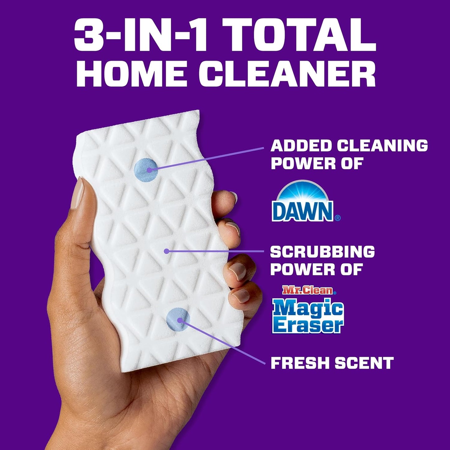 Mr. Clean Magic Eraser Bundle - Ultra Thick & Foamy Multi-Purpose Cleaners, 10 Count Total