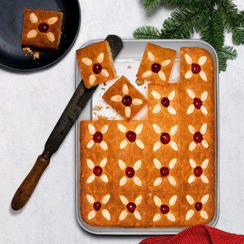 E-far Baking Pans Set - 3 Stainless Steel Rectangle & Square Cake Pans | Oven Safe, Dishwasher Safe